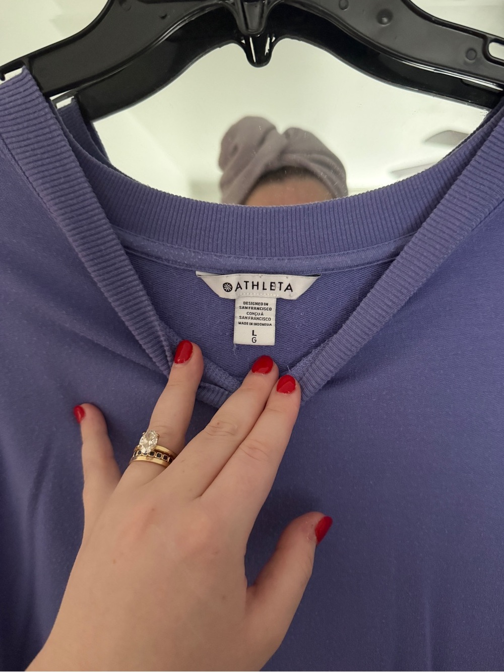 Athleta split back top - Picture 3 of 4